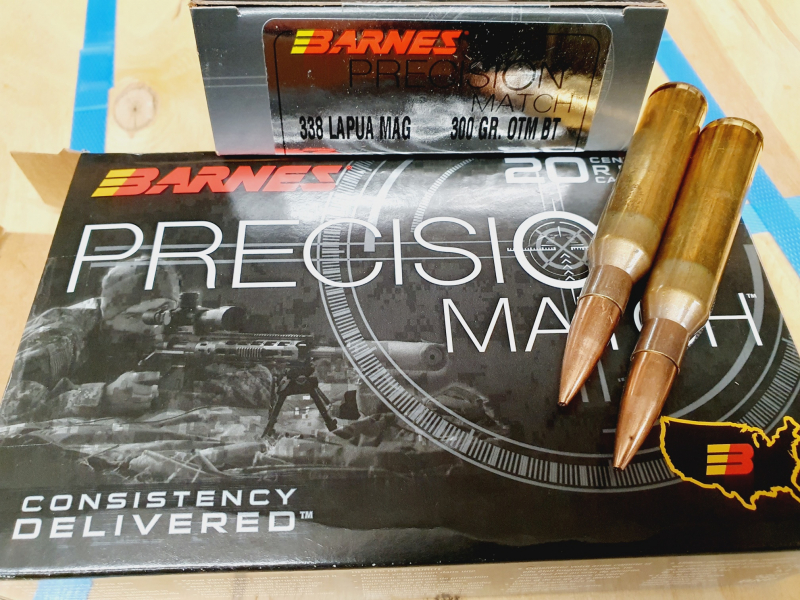 .338Lapua Mag./300grs. OTM BT Barnes Precision 20 Stk. – Bild 1