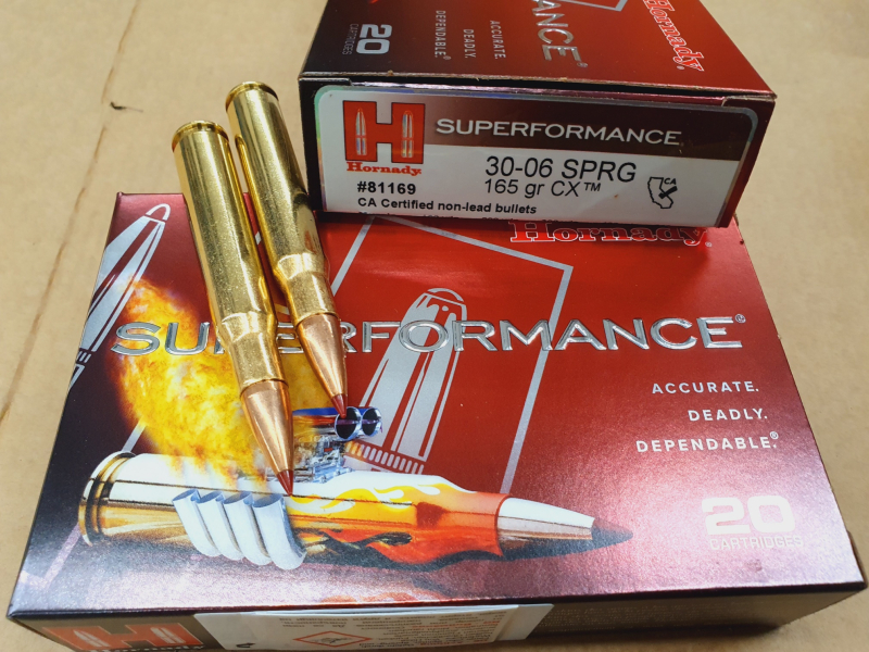 .30-06/165 CX Bleifrei Hornady Superformance 20 stk. No. 81169 # – Bild 1