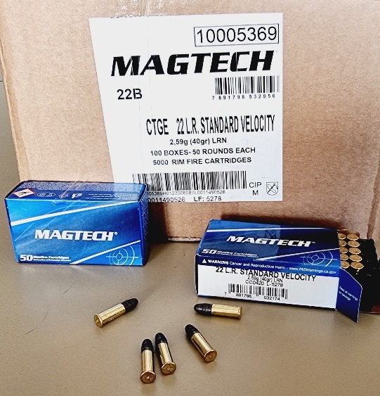 .22L/40grs Magtech Standard Blei Rundkopf 5000 Stk. Angebot – Bild 1