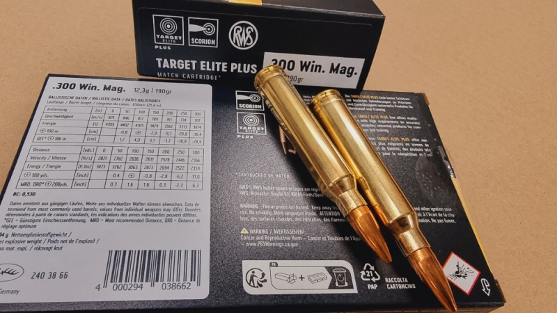.300WinMag/190grs RWS Target Elite Plus 20 stk. – Bild 1