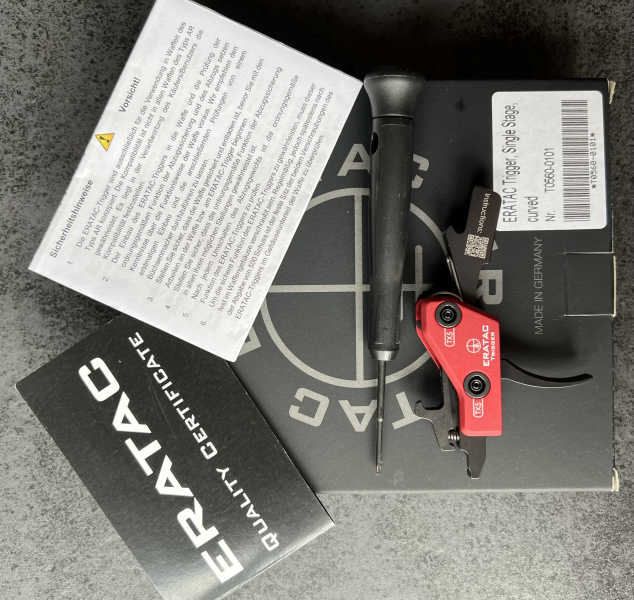 Eratac Abzug AR15 Single Stage curved neuwertig – Bild 1