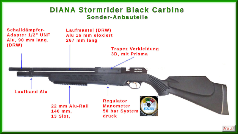 DIANA Stormrider Black Carbine – Bild 1