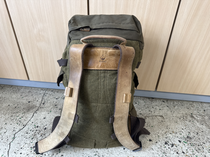 Jagdrucksack Waldkauz Husarenstück moosgrün Loden – Bild 3
