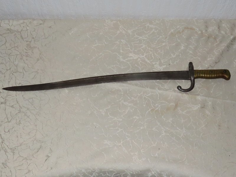 Antikes Faschinenmesser Jatagan Bajonett wohl Frankreich M 1866 – Bild 1