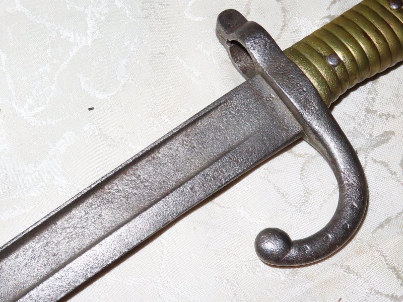 Antikes Faschinenmesser Jatagan Bajonett wohl Frankreich M 1866 – Bild 3