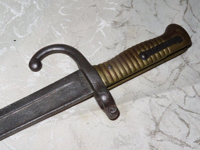 Antikes Faschinenmesser Jatagan Bajonett wohl Frankreich M 1866 – Bild 5