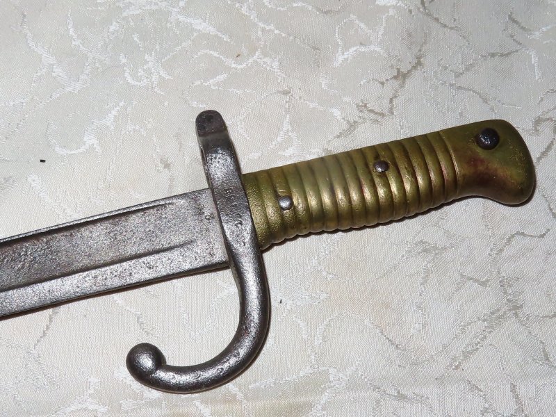 Antikes Faschinenmesser Jatagan Bajonett wohl Frankreich M 1866 – Bild 2