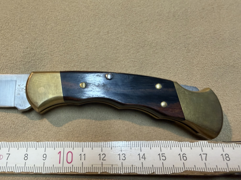 Buck Knife USA 112 (mit Buck Leder Etui) – Bild 3