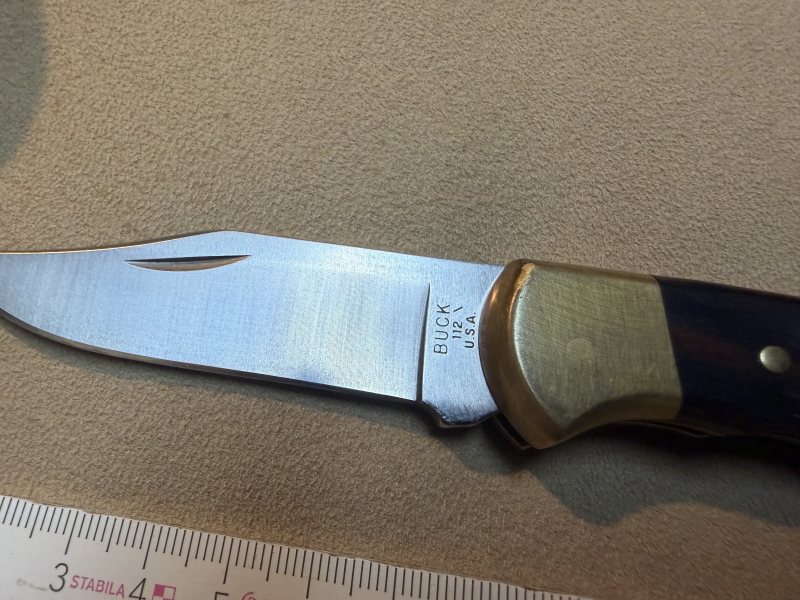Buck Knife USA 112 (mit Buck Leder Etui) – Bild 2