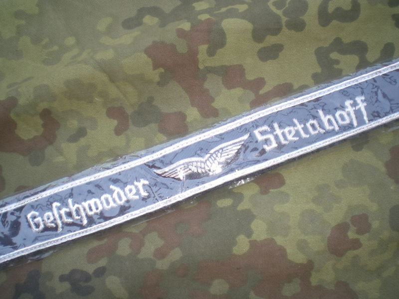 Luftwaffenärmelband Geschwader Steinhoff handgestickt – Bild 1