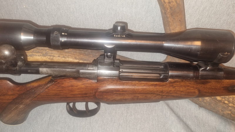 Mauser , eleganter Umbau im englischen Stil, Sammlerwaffe 7x57 – Bild 2