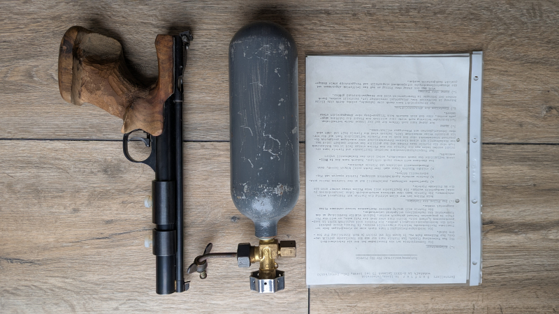 Luftpistole Senfter (extrem selten) Handgefertigt – Bild 4
