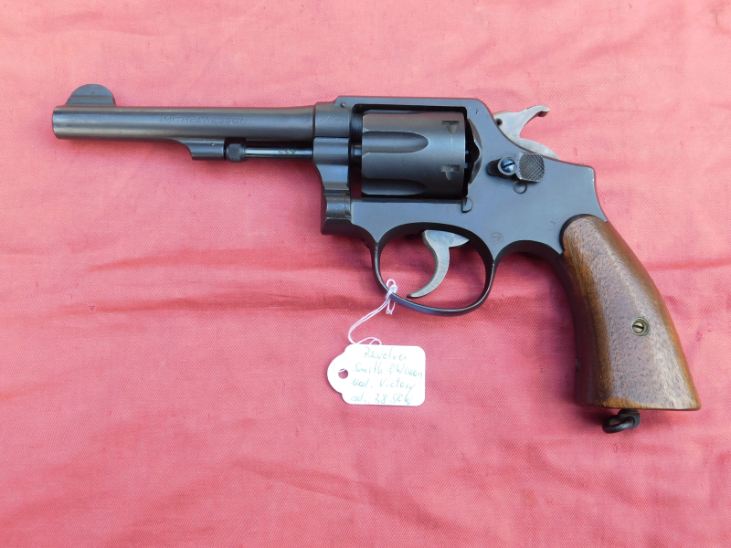 Revolver Polizei Schleswig-Holstein SH. I. POL. S&W Smith & Wesson Victory Kal. 38 S&W, sehr selten – Bild 1