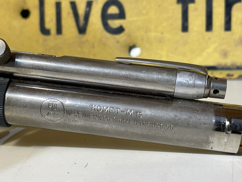 KOMET M 15 Signalstift – PTB 35/2 – W. Reimer Hamburg – Sammlerstück – Bild 4