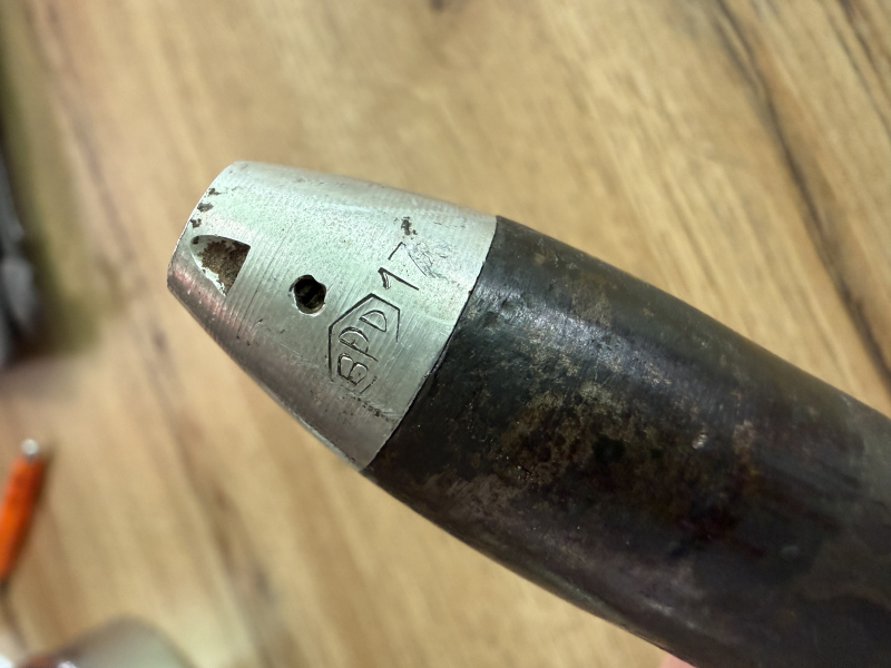 Deko Patrone 20x138mm B Breda / Solothurn – Italien 1943 (BPD) – TOP Sammlerstück! Wehrmacht – Bild 6