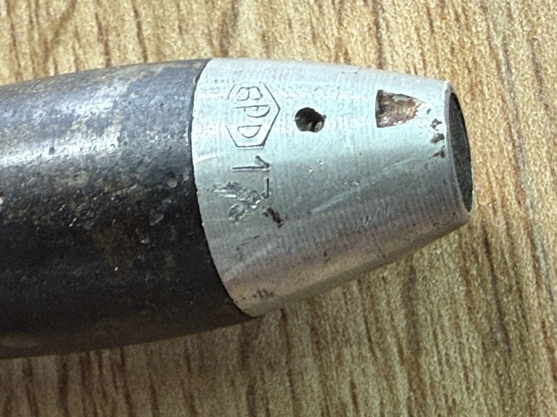 Deko Patrone 20x138mm B Breda / Solothurn – Italien 1943 (BPD) – TOP Sammlerstück! Wehrmacht – Bild 2
