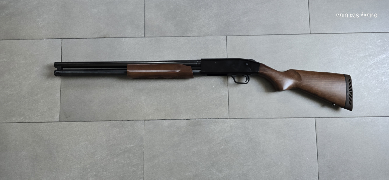 Mossberg 500A Kal. 12/76 -20" – Holzschaft – sehr gepflegter Zustand – geringe Schussbelastung – Bild 2