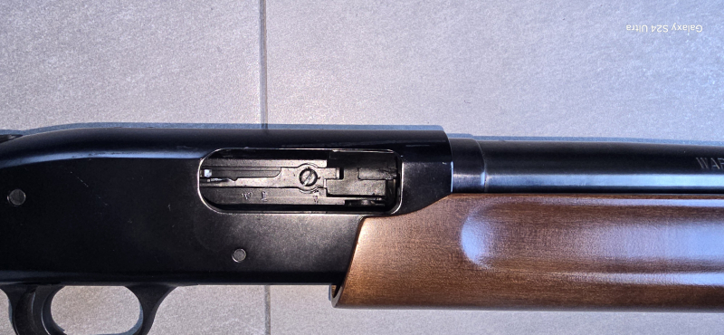 Mossberg 500A Kal. 12/76 -20" – Holzschaft – sehr gepflegter Zustand – geringe Schussbelastung – Bild 5
