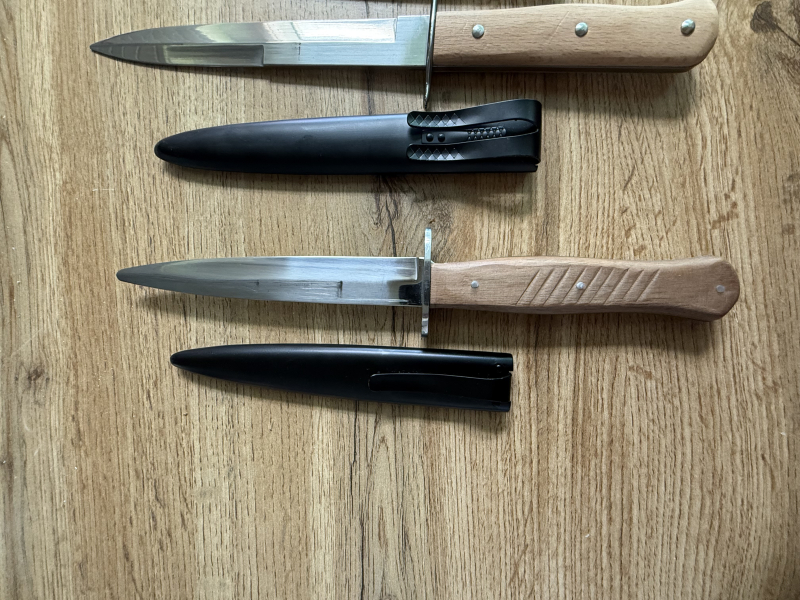 Set Deko Kampfmesser Replik Grabendolch & Infanteriemesser 42 WK1/WK2 Militaria – Bild 2