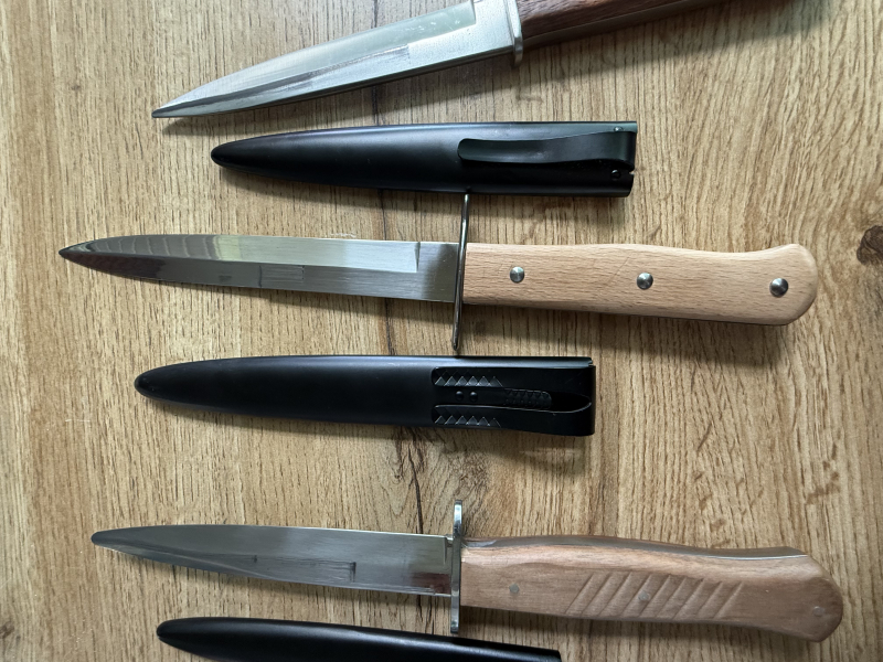 Set Deko Kampfmesser Replik Grabendolch & Infanteriemesser 42 WK1/WK2 Militaria – Bild 3