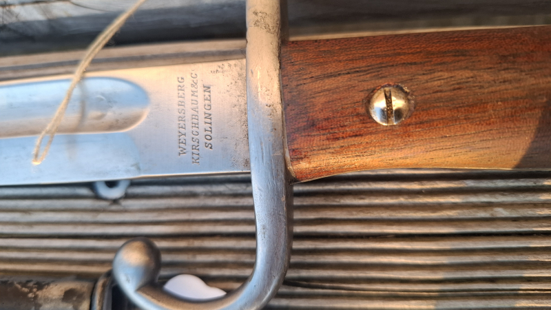 Seitengewehr Argentino 1909 nummerngleich – Bild 2