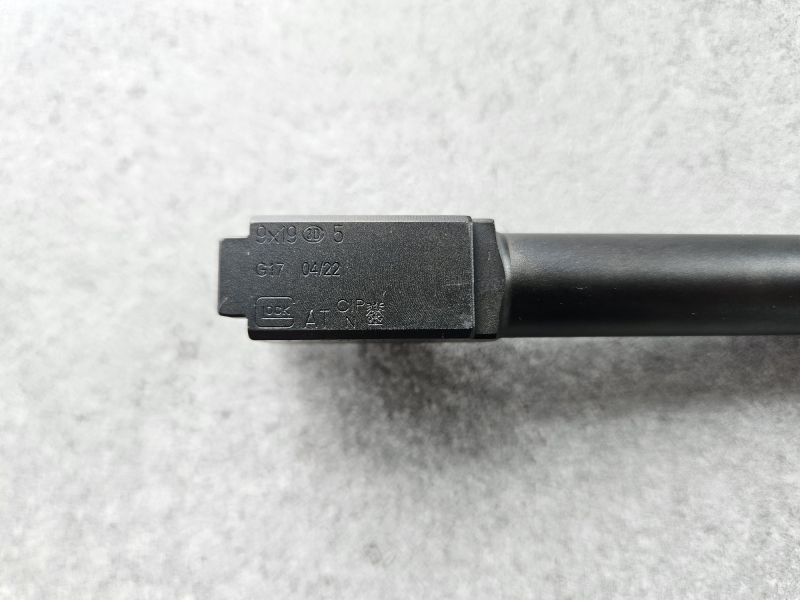 Lauf für halbautomatische Pistole Glock 17 Gen5 im Kaliber 9 mm Luger, Glock Marksman Barrel, GMB – Bild 1
