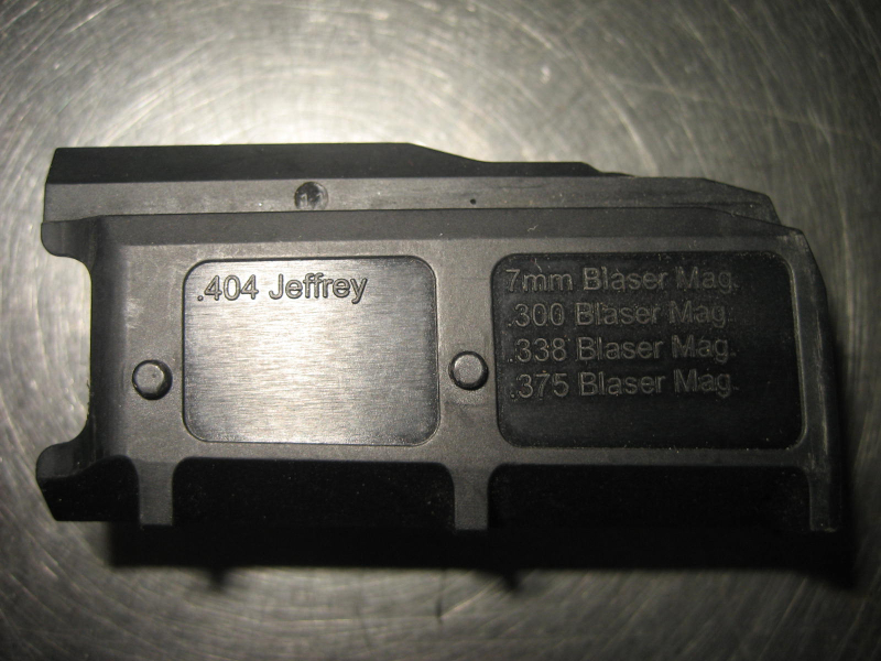 Blaser R8 Magazin Einsatz Nr 11 für .404 Jeffrey, 7mm Blaser Mag, 300 und 338 und 375 Blaser Magnum – Bild 1