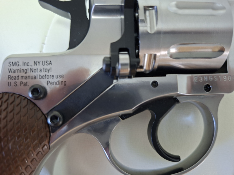 Nagant Co2 Revolver NGT Gletcher cal. 4,5 BB silber mit 21 Ladehülsen neu – Bild 2