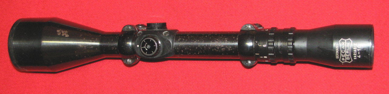ZF / Zielfernrohr / Stahlglas, ein PECAR BERLIN VARIABLE 4 - 10 x 52 mit dem Absehen 2 / Fehler – slika 2