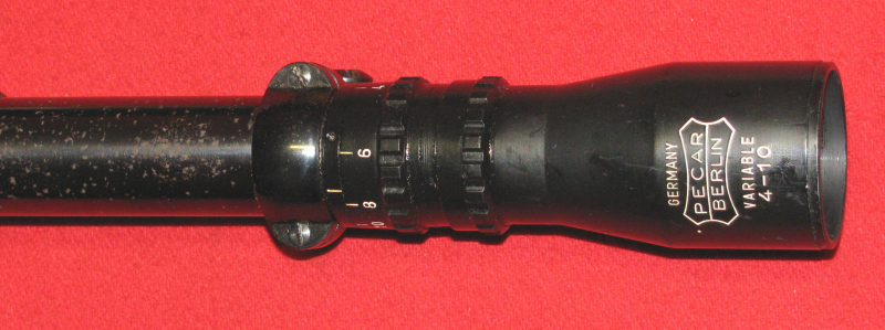 ZF / Zielfernrohr / Stahlglas, ein PECAR BERLIN VARIABLE 4 - 10 x 52 mit dem Absehen 2 / Fehler – slika 3