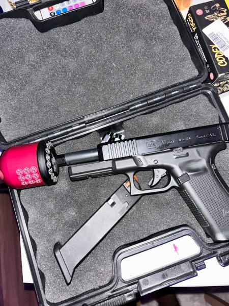 Glock 17 Gen5 Schreckschuss Pistole 9 mm P.A.K schwarz inkl. Waffenkoffer, Abschussbecher, Reinigung – Bild 1