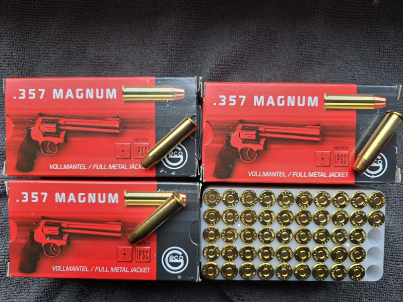 200 Revolverpatronen Geco, Kaliber .357 Magnum, FMJ, 158 Grain – Bild 1