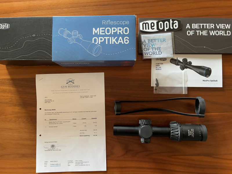 Meopta MeoPro 6 1-6x24 RD SFP – Bild 1