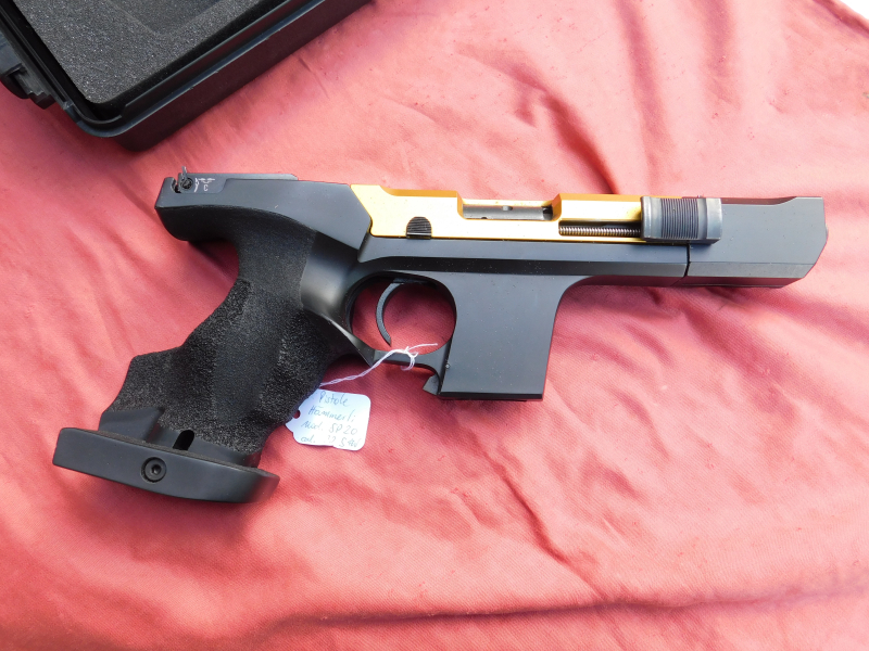 Hämmerli SP20 Kal. 32 S&W WC mit Wechselsystem Hämmerli SP20 Kal. 22 LR, 2 Magazine und Koffer – Bild 2