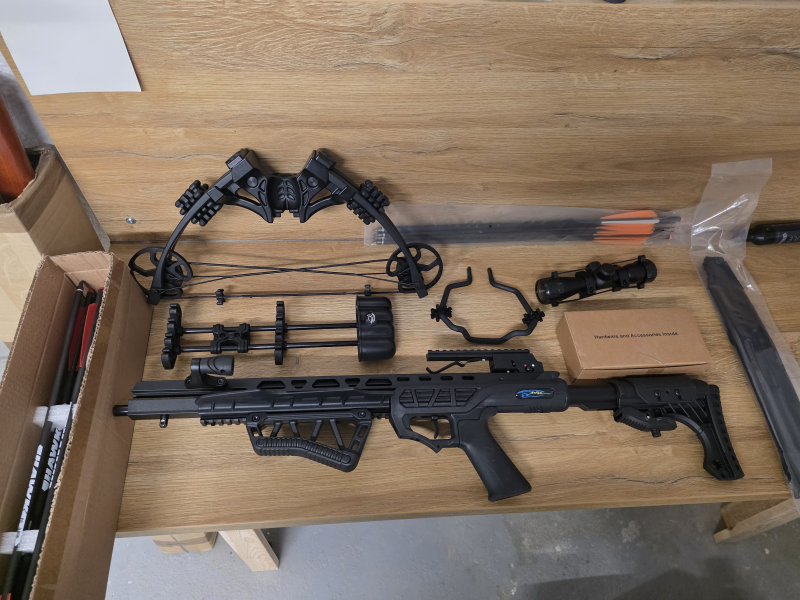 Combound Armbrust 200lbs 405fps mit 16 Marken-Pfeilen – Bild 2