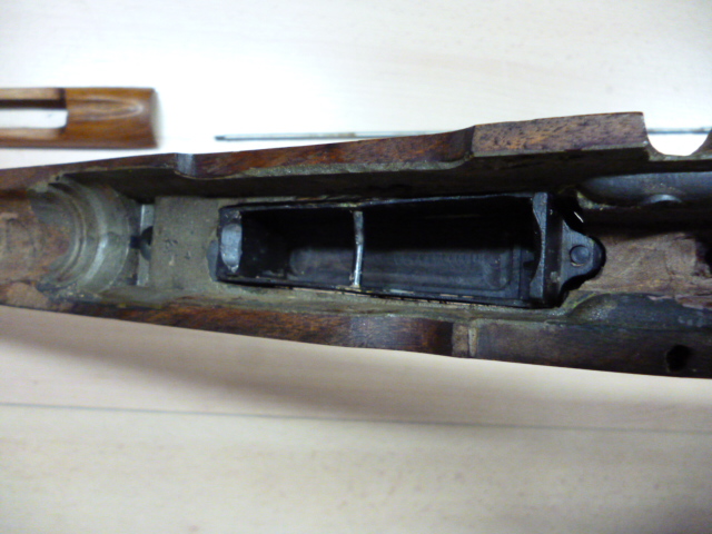1 Schaft mit Beschlägen + Ersatzteile f. Mauser K98 – Bild 3