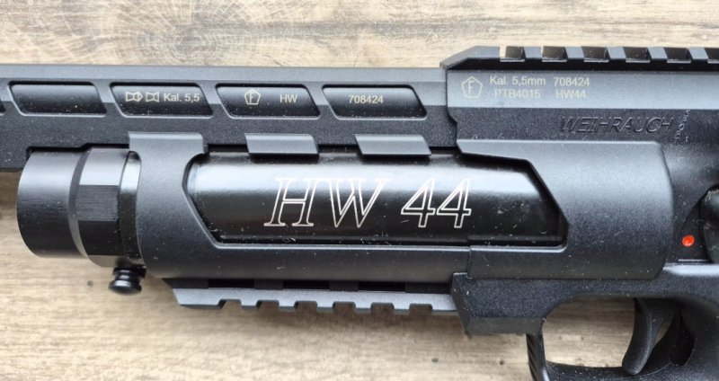WEIHRAUCH HW44 Pressluftpistole 5,5 mm mit Exportkit – Bild 3