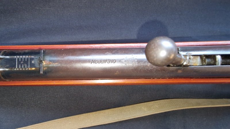Luftgewehr Haenel Modell 310 Suhl Repetierer Kal. (.173) 4,4 mm mit Kimme und Korn – Bild 3