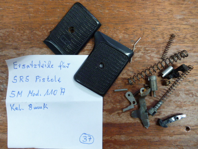 Ersatzteile für SRS Pistole SM Mod. 110A, Kal. 8mmKnall – Bild 1