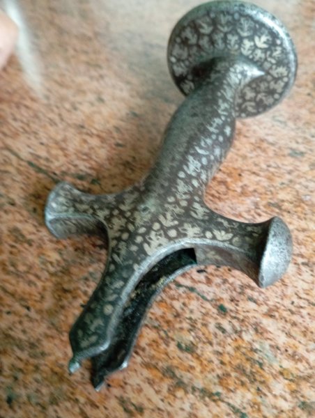 Alter Griff Säbel Dolch Messer – Bild 4