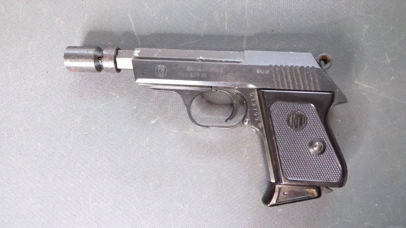 Ältere Schreckschuss Pistole ERMA WERKE Mod. EGP 65 Kal.8 mm – Bild 1