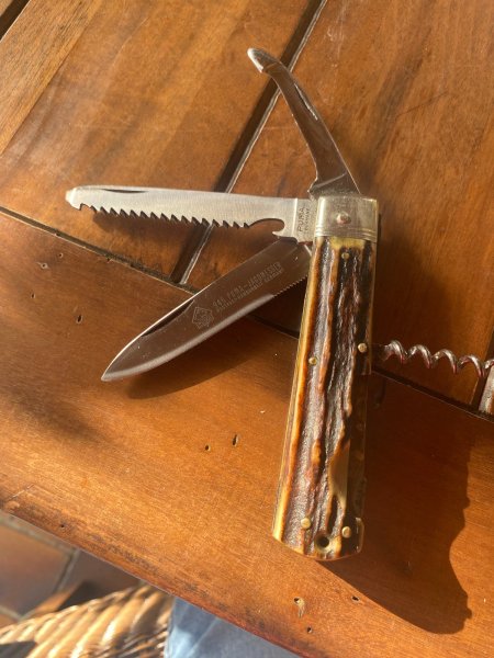 Rarität: Original PUMA 945 Jagdmesser Solingen 1980er – Bild 1