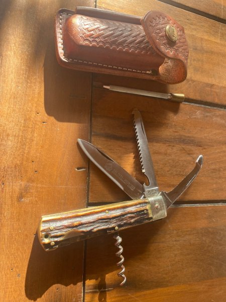 Rarität: Original PUMA 945 Jagdmesser Solingen 1980er – Bild 3
