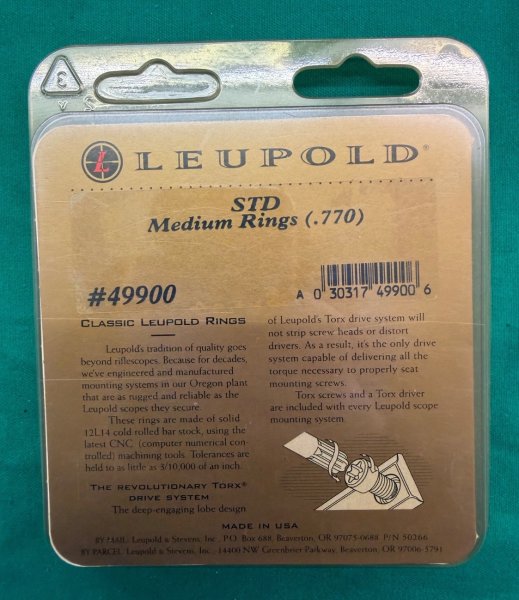 Leupold STD Medium Rings (.770) #49900 – Bild 2