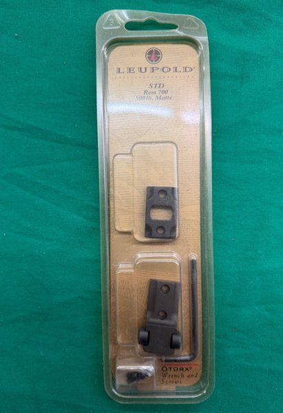 Leupold STD Montagebase Rem 700 #50016, Matte – Bild 1