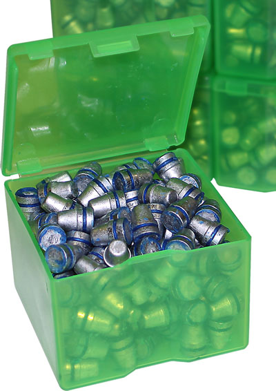 MTM CAST Bullet Box - 2er Pack > Zwei x Aufbewahrungsbox für Geschosse > NEU #CAST1-16 "Clear Green" – Bild 1