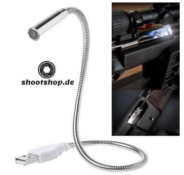 Flexible USB-Inspektionslampe – LED-Licht für Lauf- und Verschlusskontrolle – Bild 1