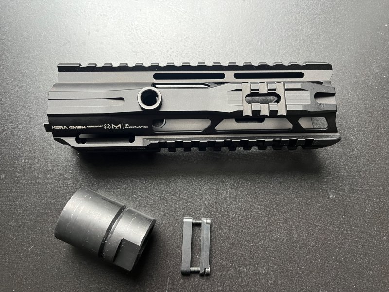 HERA IRS M4 Handschutz Handguard Vorderschaft QUAD Gen4 7 Zoll mit barrelnut AR15 / AR-15 – Bild 1
