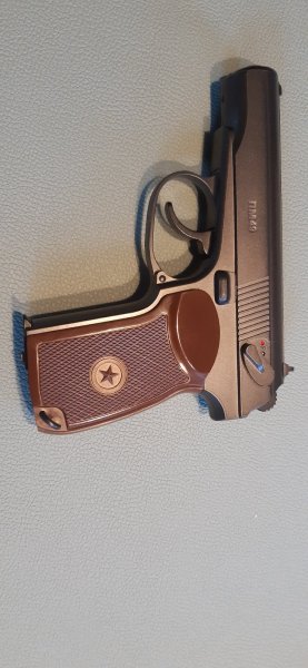 LP Borner PM49, 4,5mm BB, Co² NBB, Metallausführung – Bild 1