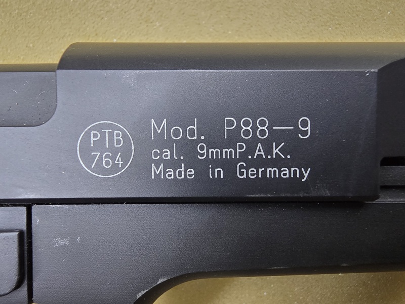 Pistole Walther P88 Compact in 9 mm P.A.K – Bild 4